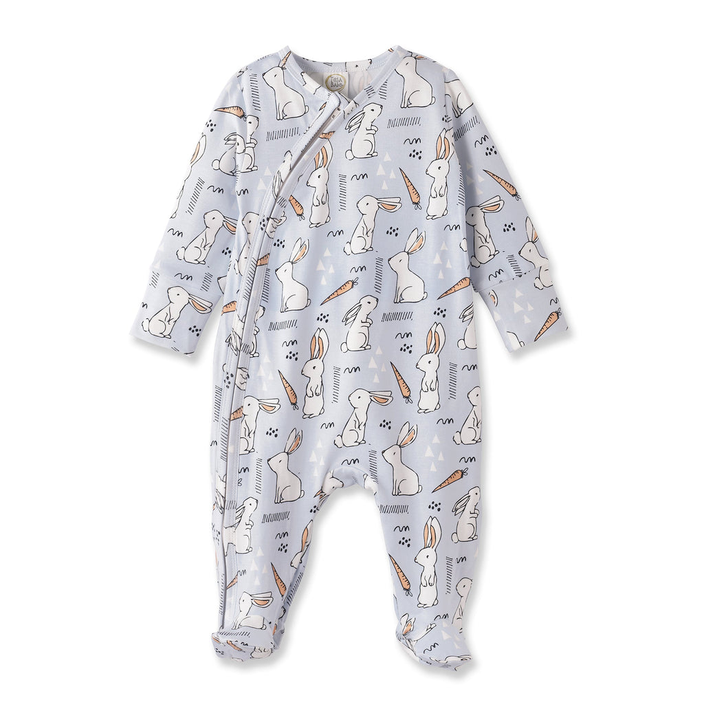 Cottontail Crew Soft Bamboo Easter Zipper Romper for Baby