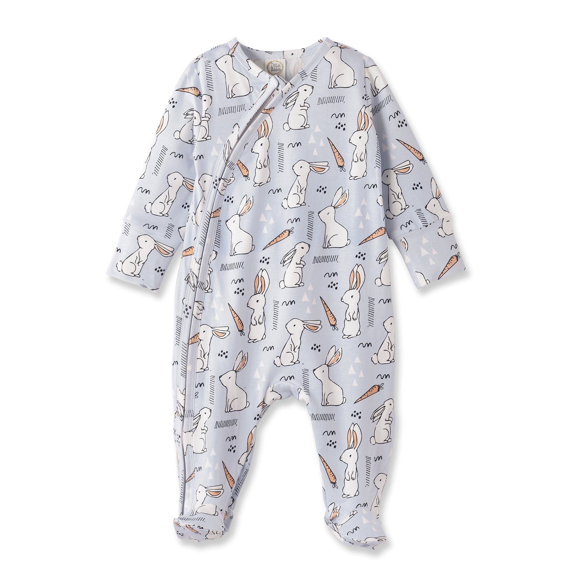 Cottontail Crew Soft Bamboo Easter Zipper Romper for Baby