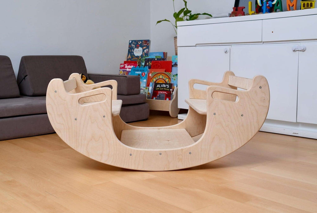 2in1 Montessori Seesaw and Table Chair Set