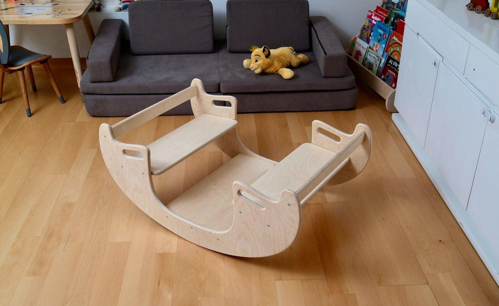 2in1 Montessori Seesaw and Table Chair Set