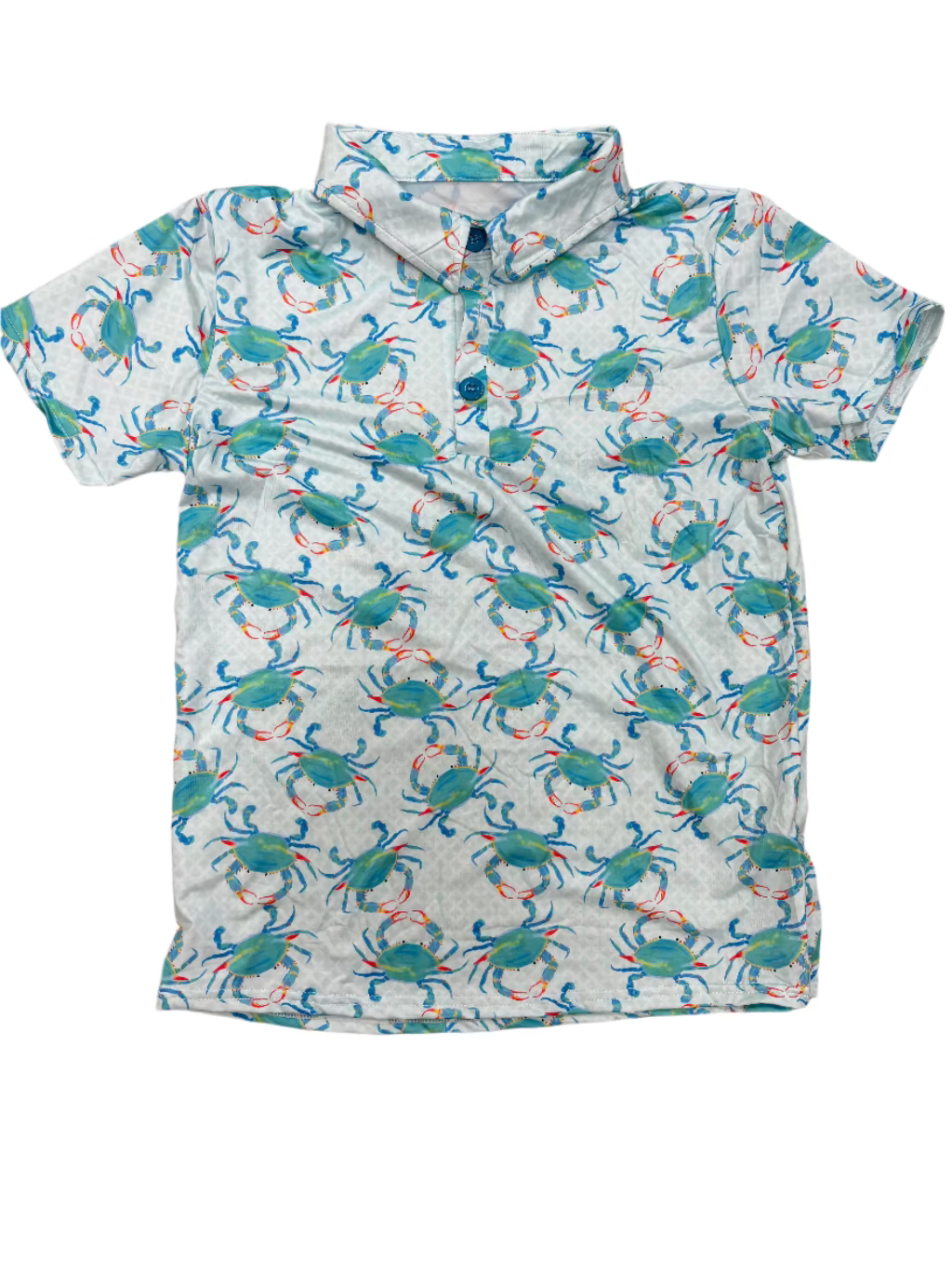 Aqua Crab Boys Polo Shirt