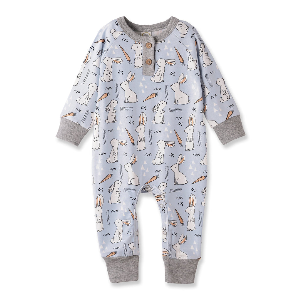 Cottontail Crew Bamboo Henley Easter Romper for Baby
