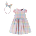 Andy & Evan - Gingham Sun Dress Easter Plaid