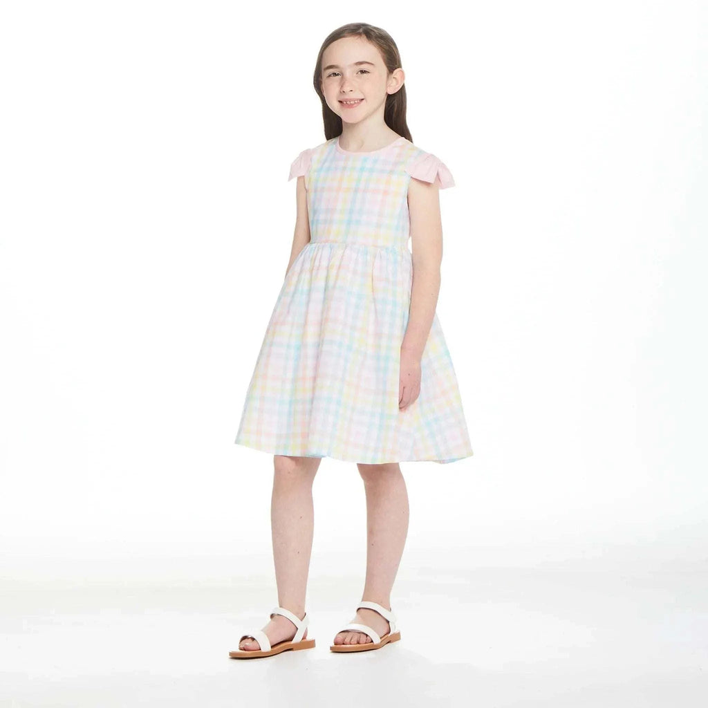 Andy & Evan - Gingham Sun Dress Easter Plaid