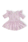 Baby Bunnies 3/4 Sleeve Flutter Twirl Bodysuit