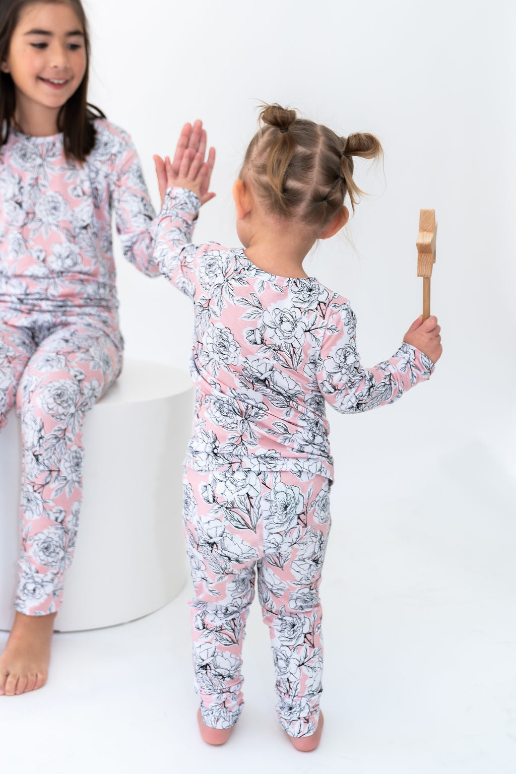 Allie Floral Bamboo 2-Piece Long Sleeve Set