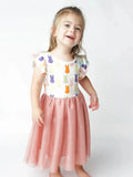 Peeps Easter Bunny Tulle Twirl Baby Dress and Girl Dress
