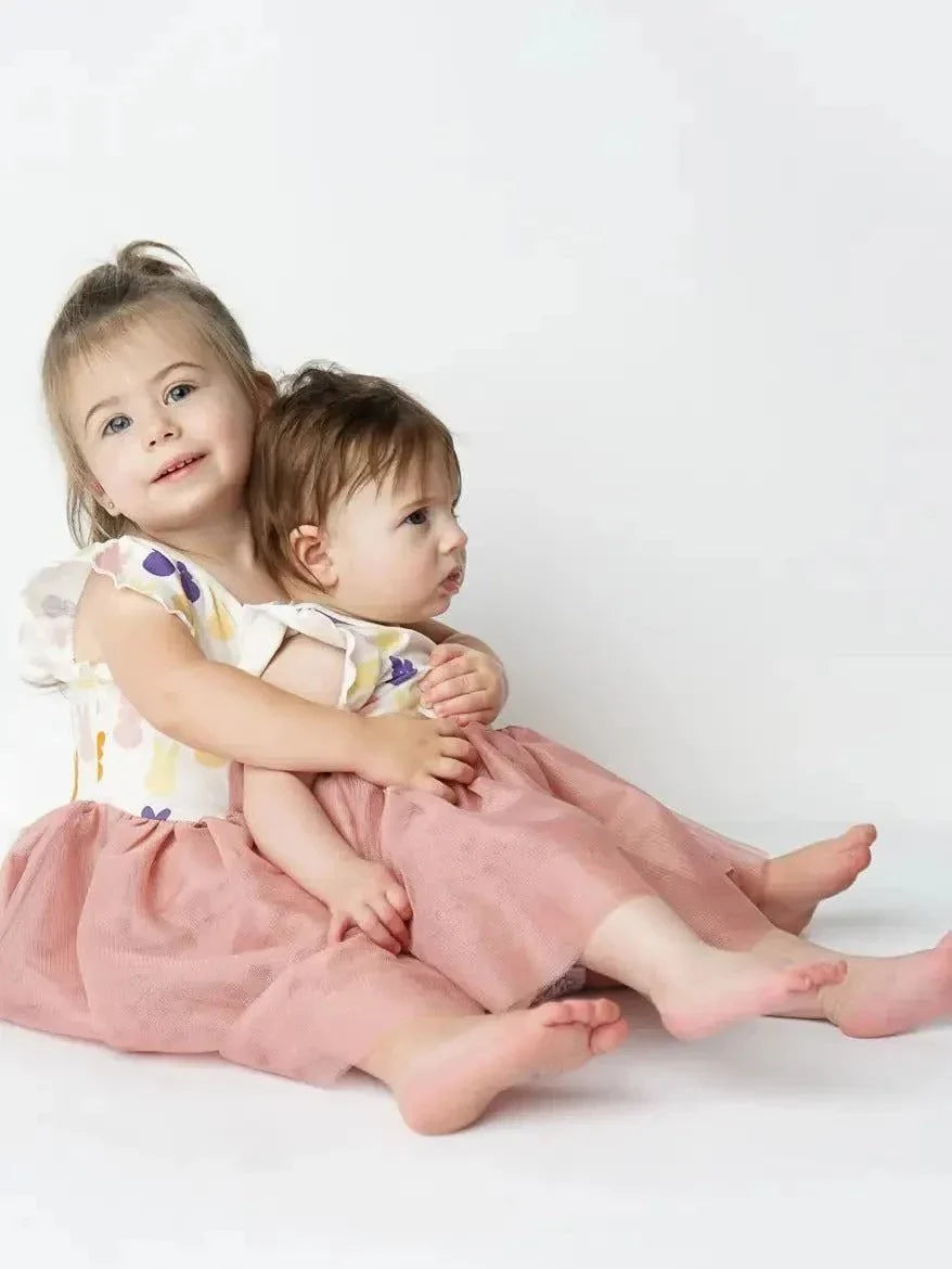 Peeps Easter Bunny Tulle Twirl Baby Dress and Girl Dress