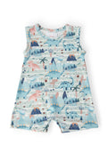 Dino Tracks Shorty One-Piece