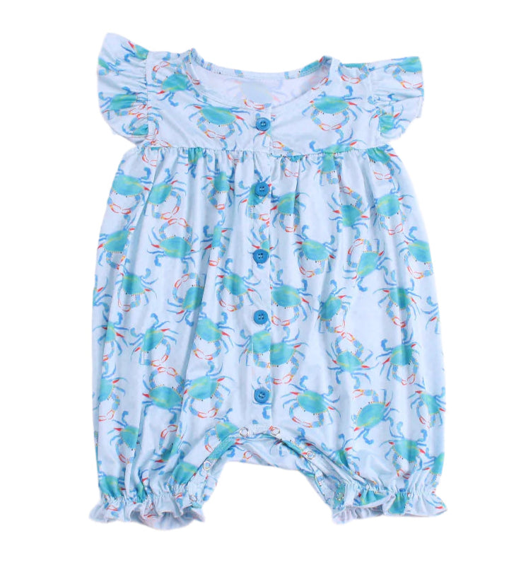 Aqua Crab Girl's Bubble