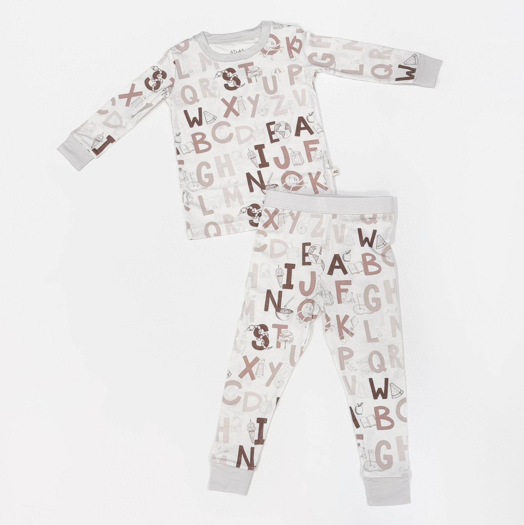 Alphabet Bamboo Pajamas