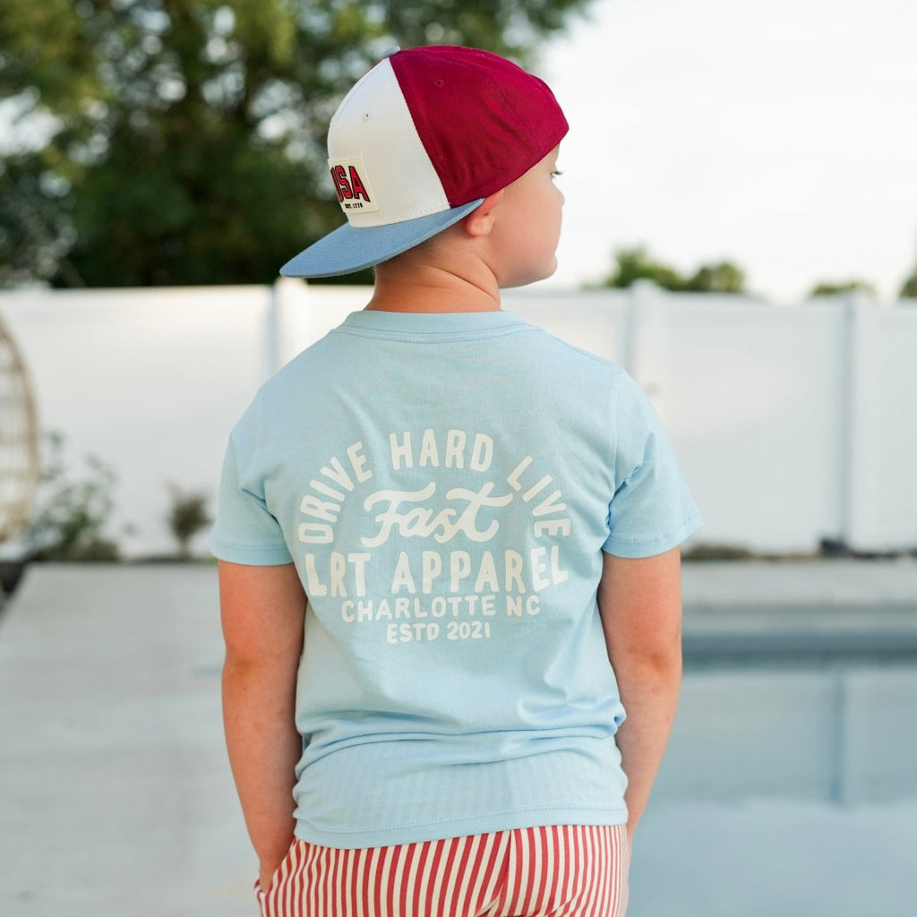 APEX LIVE FAST TEE - CLOUD BLUE