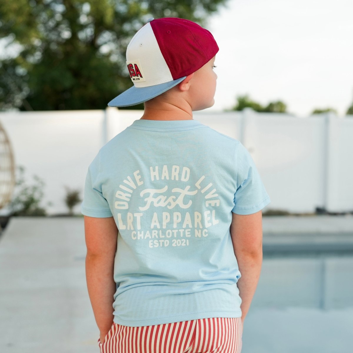 APEX LIVE FAST TEE - CLOUD BLUE