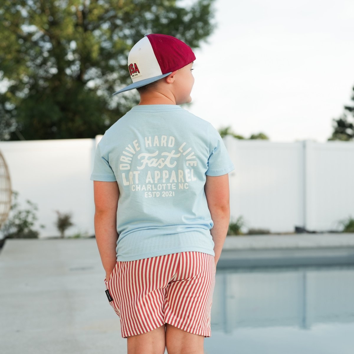 APEX LIVE FAST TEE - CLOUD BLUE