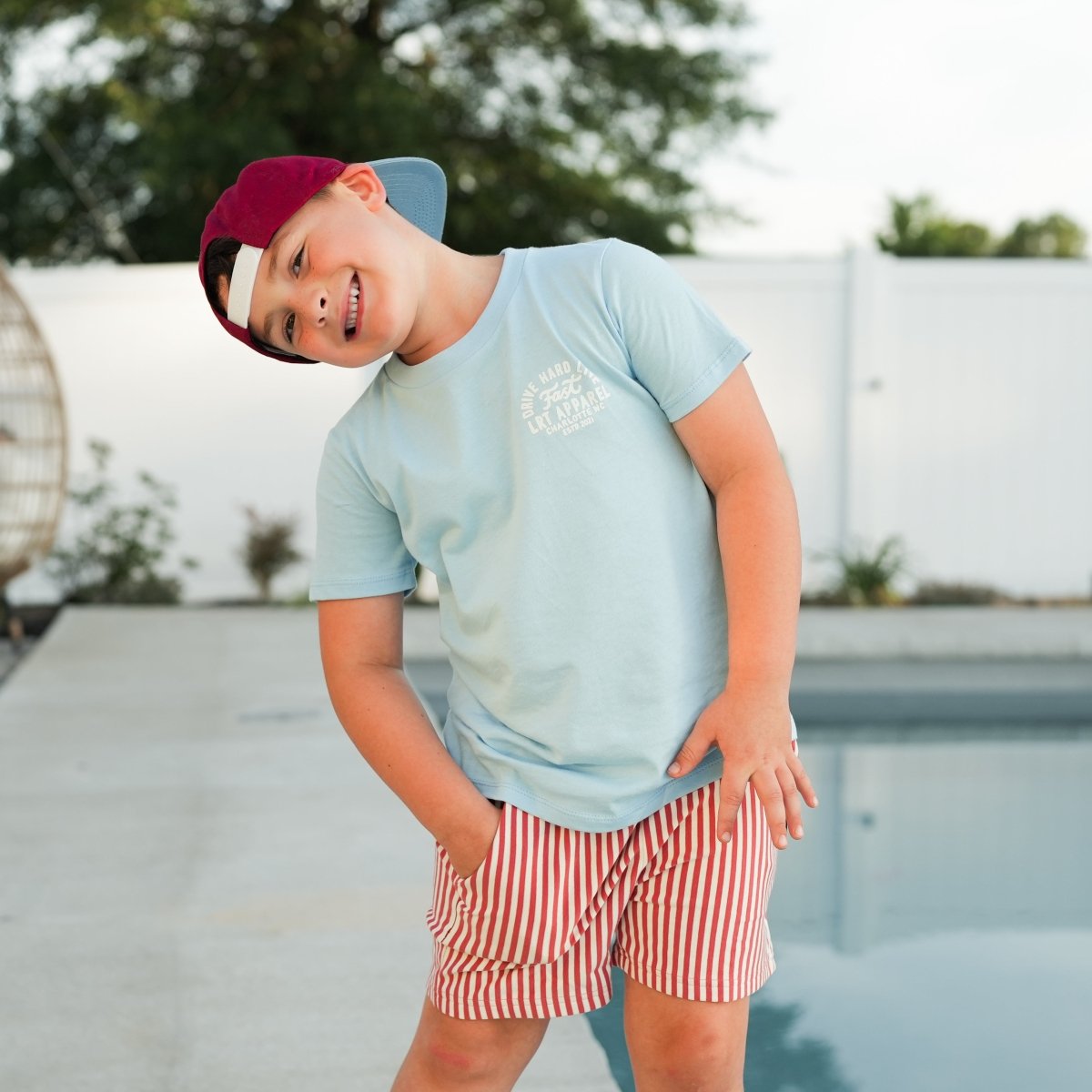 APEX LIVE FAST TEE - CLOUD BLUE