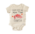 Crawfish Love Newborn Baby Onesie® Bodysuit