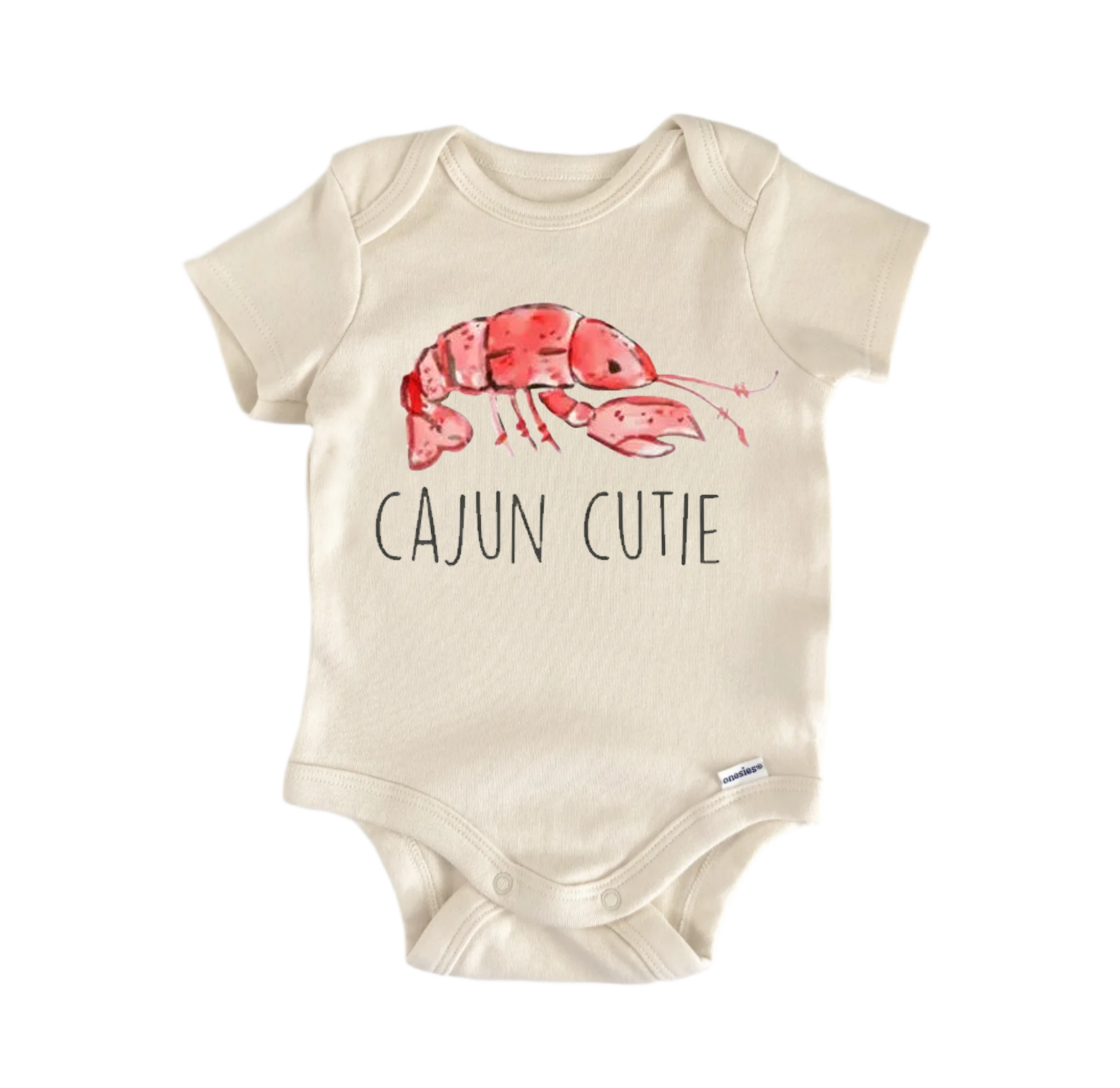 Cajun Cutie Crawfish Newborn Baby Onesie® Bodysuit