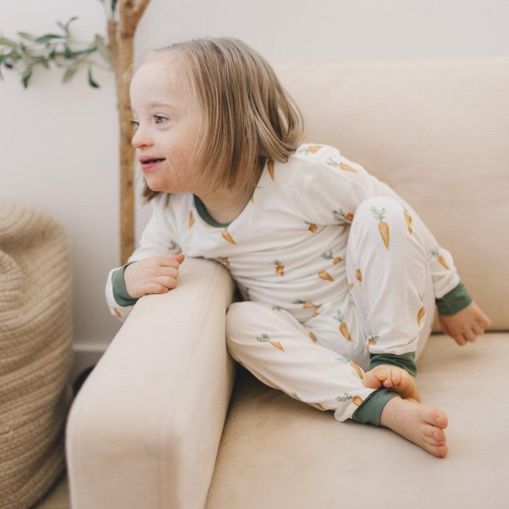 Keep Calm and Carrot On 2pc Bamboo Pajamas