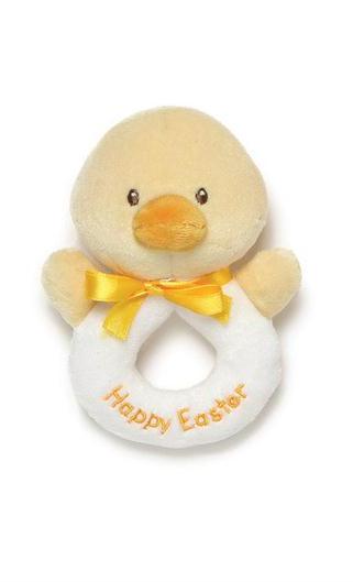 Easter Plush Rattle - Yellow Duck