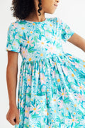 Preppy Daisies S/S Pocket Twirl Dress