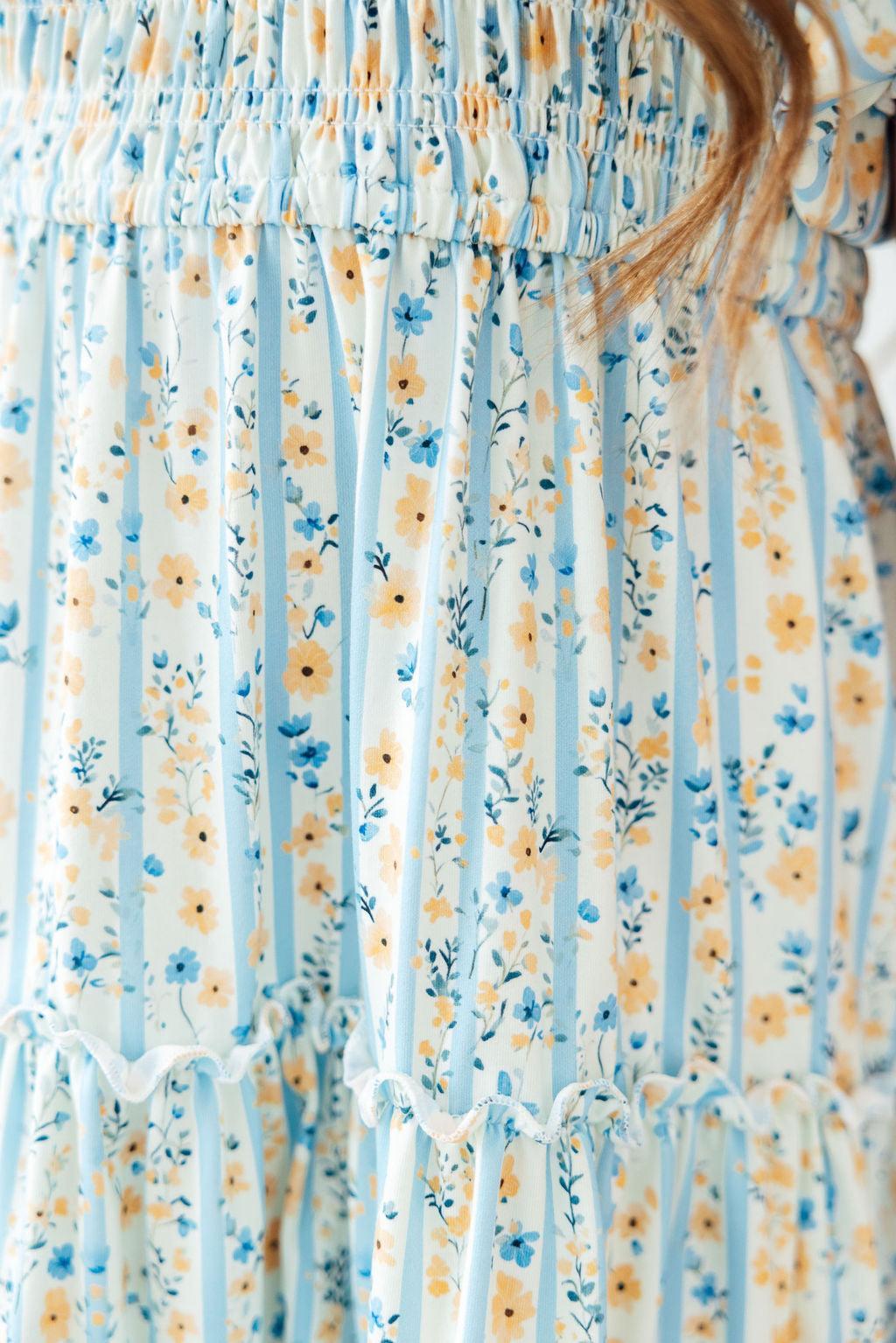 Buttercup Blooms Smocked Ruffle Dress