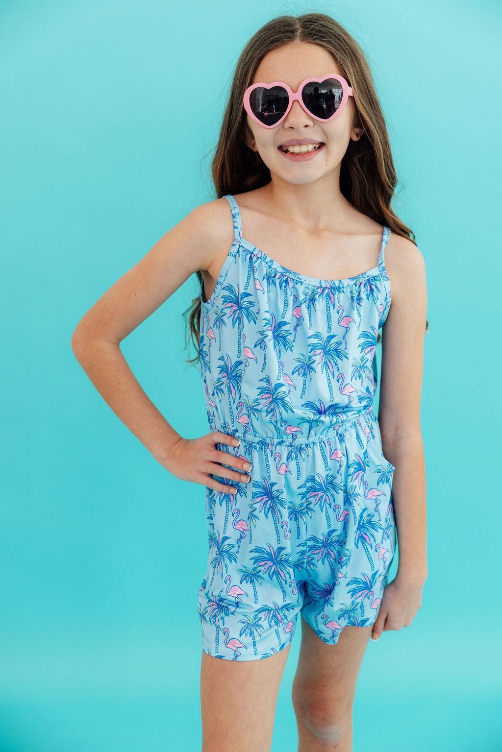 Island Time Strappy Play Romper