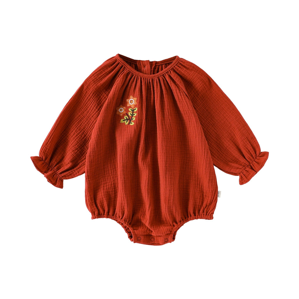 Arrival Baby Girls Long Sleeves Casual Flowers Embroidered Pattern